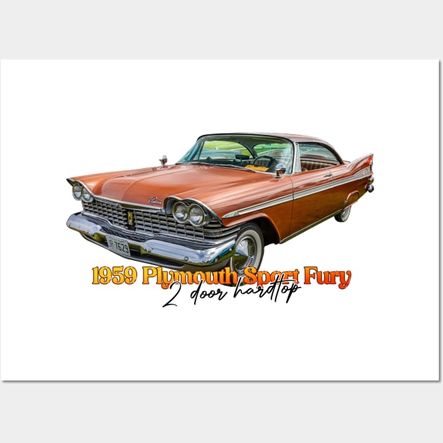 1959 Plymouth Sport Fury 2 Door Hardtop Wall Art by Gestalt Imagery